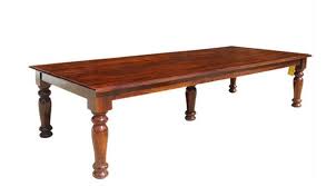A large dining room table can seat 12 or more and each table's capacity is listed. 20 Gorgeous Extra Large Rectangular Dining Tables Home Design Lover