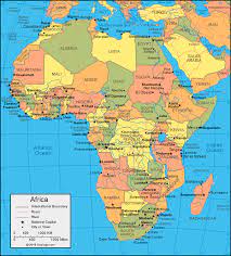 A clickable maps of world countries, cities and regions. Africa Map And Satellite Image
