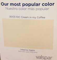 Lowes Says Their Most Popular Paint Color Is Valspar Cream In My Coffee Off White Paint Colors White Paint Colors Popular Paint Colors