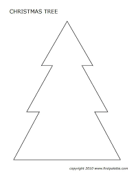 Christmas Tree Templates In All Shapes And Sizes Christmas Tree Template Christmas Tree Coloring Page Christmas Tree Printable