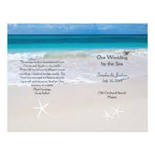 Beach Themed Wedding Program Templates Wedding Programs Template Wedding Sand Beach Theme Wedding
