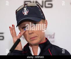 Auchterarder, Scotland, UK. 10 September 2019. Day one of the Junior  Solheim Cup 2019 at the Centenary Course at Gleneagles. Tuesday Morning  Foursomes. Pictured Lilas Pinthier (l) and Paula Schulz-Hanssen of Europe