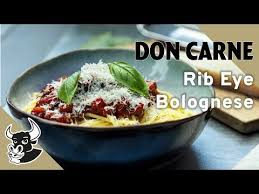 Rib Eye Bolognese Rezept Don Carne Youtube In 2020 Don Carne Rezepte Bolognese Rezept