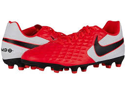 Nike Tiempo Legend 8 Club Fg Mg Laser Crimson Black White Cleated Shoes Shoot Off Some Worm Burners And Land That Chip Pass Nike Air Max Sneakers Sport Shoes