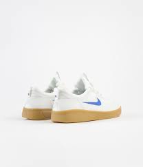 Inspired by the iconic nike air zoom spiridon, the original rubber design has been updated with mesh panels to help your feet stay cool through your hottest skate sessions. Nike Sb Nyjah Free 2 Shoes Summit White Light Photo Blue Flatspot