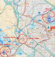 Google map of kuala lumpur (malaysia). Kuala Lumpur Map Malaysia