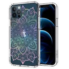 Mosnovo Rainbow Henna Mandala Floral Pattern Designed For Iphone 12 Pro Max Case 6 7 Inch Clear Mosnovo Rainbow Henna Iphone Floral Pattern Design