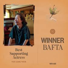 Youn's win at the screen actors guild awards earlier this month was another milestone, making was the dear my friends star the first asian winner of a best acting sag award. Korean Youn Yuh Jung Wins Best Supporting Actress For Minari At Bafta Yonhap News Agency