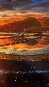 334836 Sunset Paddy Field Nature Scenery Landscape Anime Phone Hd Wallpapers Images Backgrounds Photos And Pictures Mocah Org Only the best hd background pictures. mocah