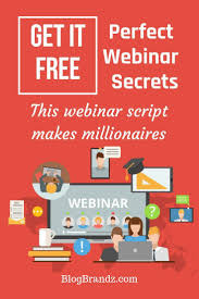 Free Perfect Webinar Secrets This Webinar Script Made Russell Brunson A Millionaire And Now He S Giving Away The Sc Webinar Marketing Webinar Design Webinar