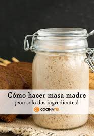 Como Hacer Masa Madre Para Pan Casero Con Solo Dos Ingredientes Cocinatis Masa Madre Masa Para Pan Casero Pan Casero