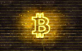 500+ vectors, stock photos & psd files. Download Wallpapers Bitcoin Yellow Logo 4k Yellow Brickwall Bitcoin Logo Cryptocurrency Bitcoin Neon Logo Bitcoin For Desktop With Resolution 3840x2400 High Quality Hd Pictures Wallpapers
