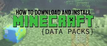 I recommend browsing throw one of the many pages of mods and finding one that you think is interesting or you think you might like. How To Install Minecraft Data Packs