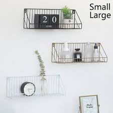 Lovely addition to your master suite or study, it showcases two shelves crafted from imitation wood laminate. Buy Wall Mounted Metal Wire Shelf Unit Floating Shelf Bathroom Kitchen Storage Rack At Affordable Prices Free Shipping Real Reviews With Photos Joom