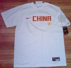 Rare New Nike Vintage Team China Olympic Baseketball T Shirt L 1856064253
