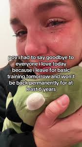 Saying Goodbye Before Navy Basic Training