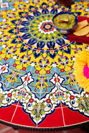 Emilio Mosaic Dining Table Wrought Iron Patio Furniture Iron Patio Furniture Mosaic