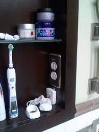 Tuck it into the medicine cabinet with this handy, hidden outlet. Built In Medicine Cabinets With Electric Outlets Google Search Bathroom Brushing Teeth Bathroom Toothbrush