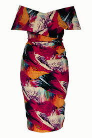 Kevan Jon Loren Dress (Multi coloured