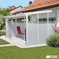 Glaselemente Mit Sichtschutz Terrassen Dach Dach Ideen Terrassendach