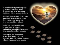 A Tag From Heaven Dog Poem Dog Poems Dog Heaven Pet Poems