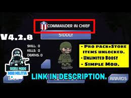 Nothing happens when you click on inject. Mini Militia Simple Mod Rank Hack Mod V4 2 8 Commander In Chief Rank Siddu Mods Youtube Cdr Mini Mod