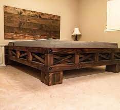 Ryobi Nation Farmhouse California King Rustic Furniture Diy Rustic Wood Furniture Rustic Furniture