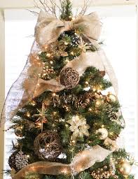 Top 10 Beautiful Christmas Tree Topper Tutorials Top Inspired Diy Christmas Tree Topper Rustic Christmas Tree Burlap Christmas