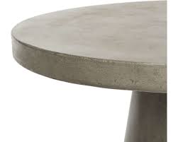 Safavieh Delfia Dark Grey Modern Concrete Round Indoor Outdoor Coffee Table Vnn1014a Goedekers Com Outdoor Coffee Tables Contemporary Interior Rooftop Lounge