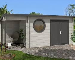 Gartenhaus Maria Rondo 44 C Gartenhaus Pultdach Gartenhaus Flachdach Gartenhaus