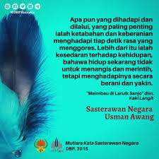 Kata hikmat adil adil ialah menimbang yang sama berat, menyalahkan yang salah dan membenarkan yang benar, mengembalikan kalau tutur kata dan bahasa tidak sesuai dengan keadaan yang sebenar,itu tandanya bahawa sesuatu perkara tidak berhasil. Dewan Bahasa Dan Pustaka On Twitter Mutiara Kata Sasterawan Negara Usman Awang Sasterawannegara Dekadbahasakebangsaan Malaysiamembaca Klwbc2020