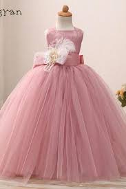 Feather Girl Pageant Dresses Lace Tulle Ball Gowns Girls Special Occasion Dresses Flower Girl Dress Flower Girl Dresses Junior Bridesmaid Dresses Cheap Dresses