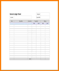 Printable accounting ledger paper template. General Ledger Paper Template Shefalitayal