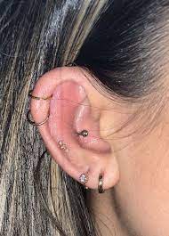 Curated Ear Piercings Constellation Piercings Tragus Earrings Ear Piercings