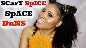 #that was my face watching the video #mel c #mel b #spice girls. How To Do Spice Girl Buns Scary Spice Inspired Hair Tutorial Youtube