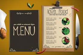 Just look for a menu design that is close to your dinner party's theme. Stylish Food Menu Menu Design Template Menu Template Food Menu Template