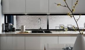Half height wall units help create the illusion of space and offer plenty of storage. Kitchens Gloss Kitchen Contemporary Kitchen White Kitchen Inspiration