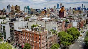Manhattan, new york, new york, usa. Ein Cottage Uber Den Dachern Von Manhattan Stern De