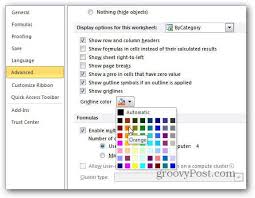 Borders always display onscreen and always print. How To Change Gridlines Color In Microsoft Excel