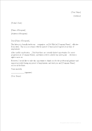 new job resignation letter with no notice templates at allbusinesstemplates com
