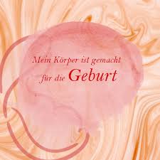 Pin Auf Affirmationen Geburt Hypnobirthing