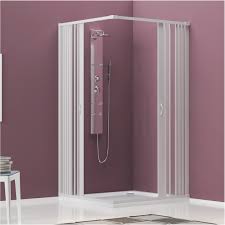 I prezzi sono iva compresa! Box Doccia A Due Lati In Pvc H185 Bianco