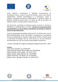 Cele mai bune oferte de locuri de munca teleorman anunturi online gratuite. Campanie De Informare JudeÈ›ul Teleorman OportunitÄƒÈ›i De Dezvoltare LocalÄƒ Prin Antreprenoriat Social Sustenabil Ccir