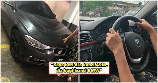 The main tail lamp is okay. Kereta Axia Rosak Wanita Tak Sangka Owner Kedai Cina Ini Sanggup Bagi Pinjam Bmw Lobak Merah
