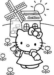 Coloriage Hello Kitty Gratuit en Ligne pour les Enfants Pages à Colorier -  GBcoloriage