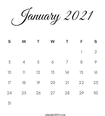 January 4th to january 10th, 2021. January 2021 Calendar Wallpapers Wallpaper Cave
