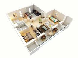 Sepuluh terbaik interior dan eksterior rumah minimalis type 45 1 via perumahanbandung.id. Denah Rumah Type 45 Dan Tampaknya 2 3 Kamar Tidur Minimalis