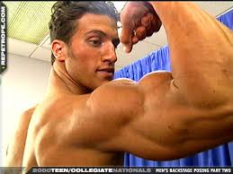 2000 NPC Teen/Collegiate Nationals Men's Backstage Posing Part 2