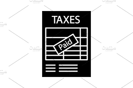 Tax Return Glyph Icon Glyph Icon Glyphs Tax Return