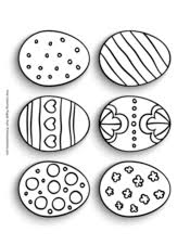 Invite your child to be creative by coloring the easter eggs. Easter Coloring Pages Free Printable Pdf From Primarygames